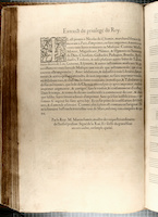 Privilegio de impresión. Liber primus missarum (París, 1566). [CH-E Mw1]