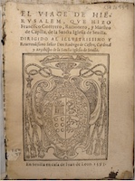 El viaje de Jesusalén. Francisco Guerrero (Sevilla, 1593)