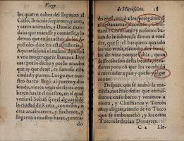 El viaje de Jesusalén. Francisco Guerrero (Sevilla, 1592), fols. 17v-18r. [GB-Lbl]