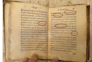 El viaje de Jesusalén. Francisco Guerrero (Sevilla, 1593), fols. 17v-18r