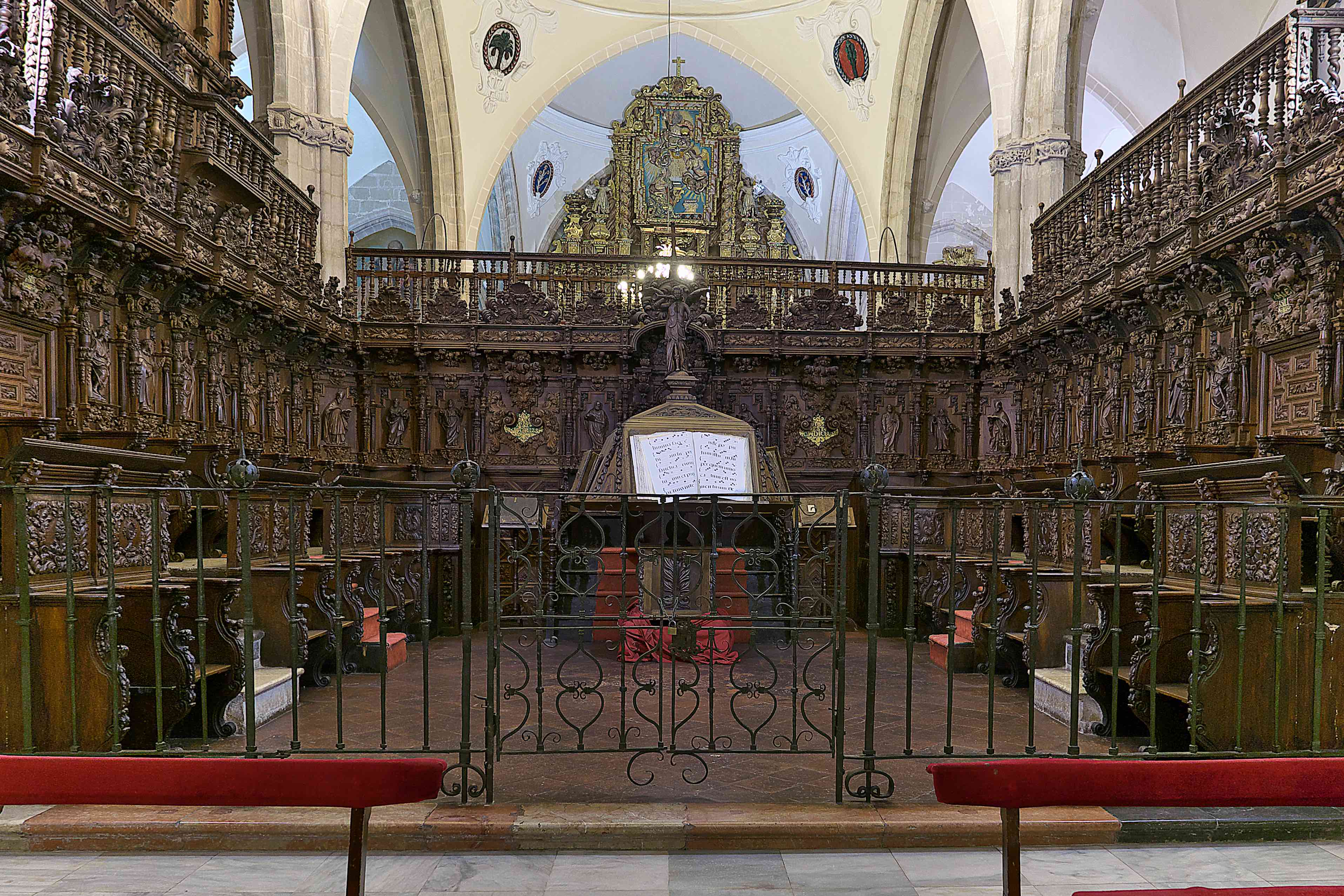 Choir. Church of Santa María la Mayor in Ronda