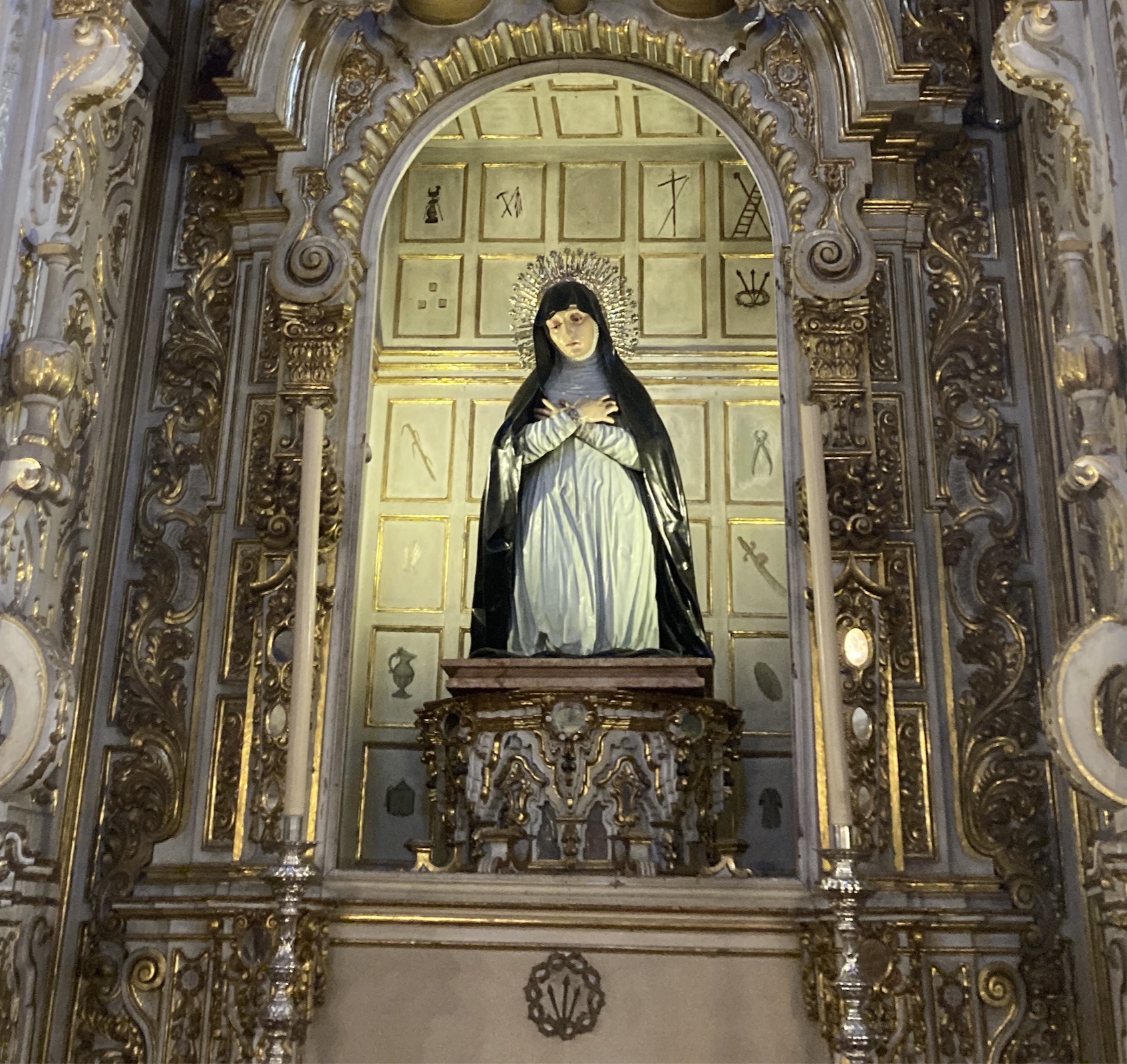 Virgen de los Dolores. José de Mora (1671). Fotografía de Juan Ruiz Jiménez