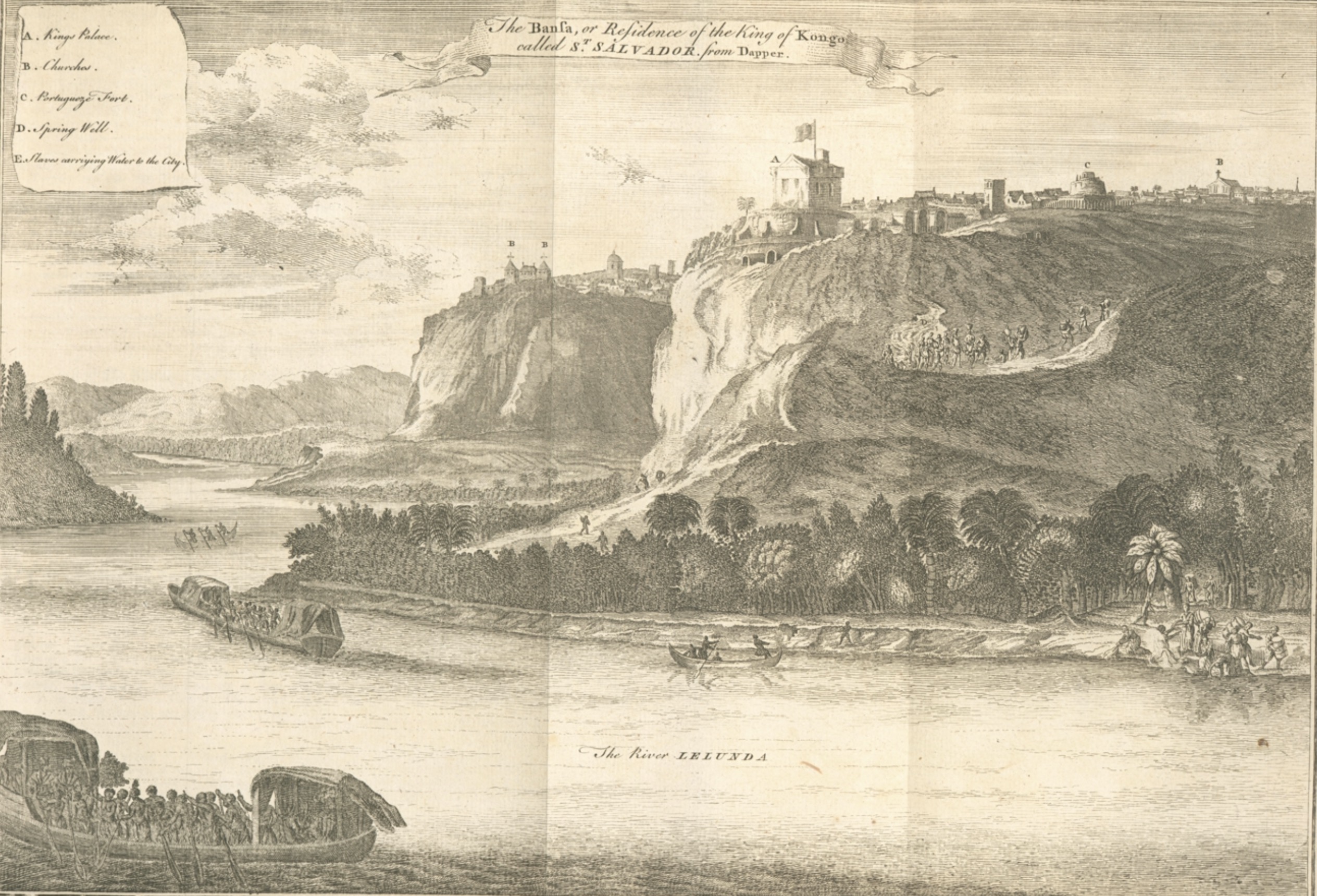 São Salvador do Congo. Thomas Astley  (1745)